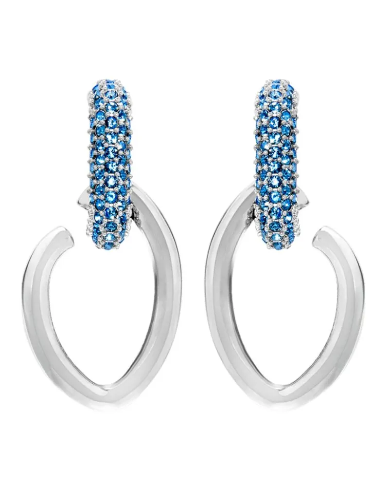Oscar de la Renta Pavé O Hängeohrringe - Silber Silber