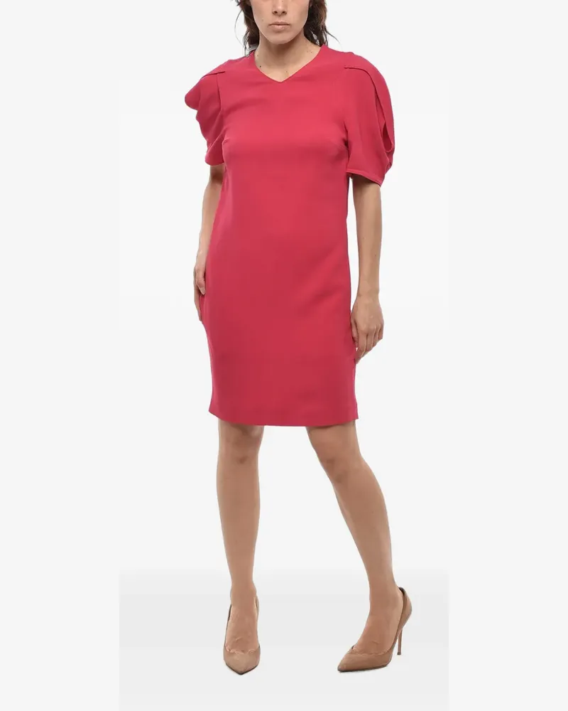 Stella McCartney Malia V-neck mini dress - Rosa Rosa