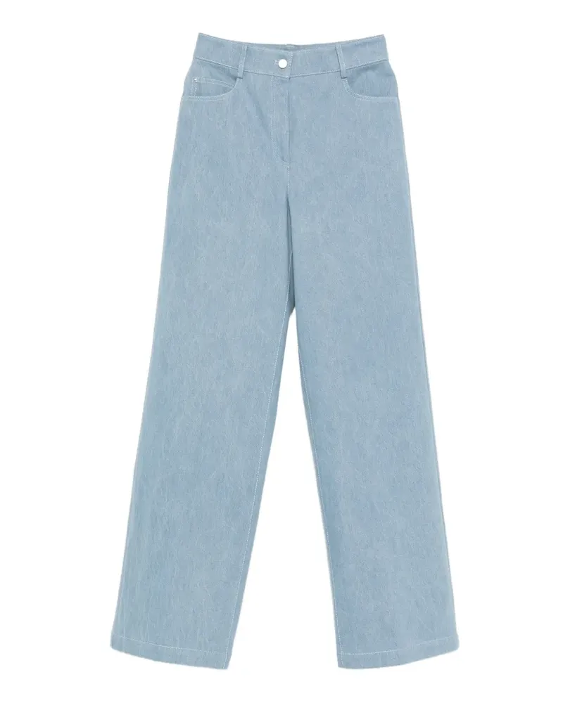 Akris wide-leg trousers - Blau Blau