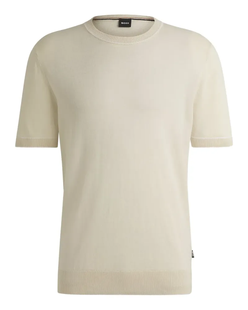 HUGO BOSS T-Shirt mit Rundhalsausschnitt - Nude Nude