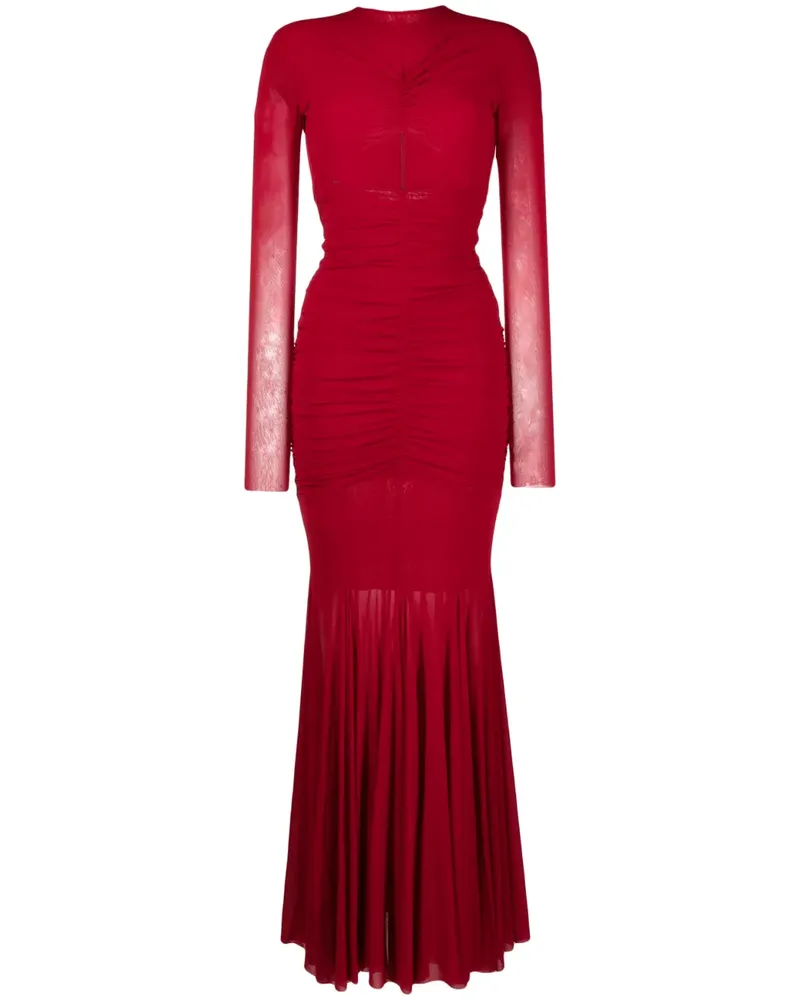 Philosophy Di Lorenzo Serafini Maxikleid mit Cut-Out - Rot Rot