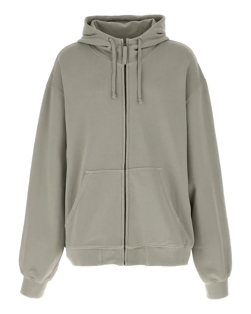 Maison Margiela Hoodie mit Nummern-Print - Grau Grau