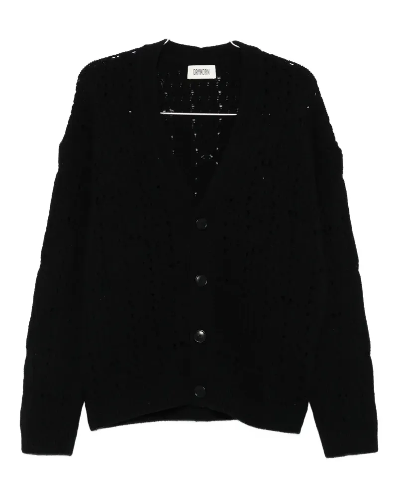 Drykorn Geknöpfter Cardigan - Schwarz Schwarz
