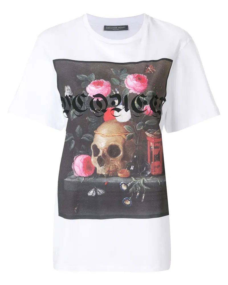 Alexander McQueen Still Life' T-Shirt - Weiß Weiß