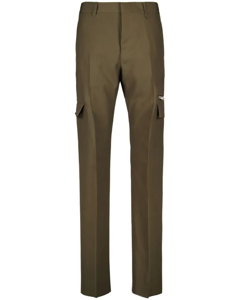 Givenchy Cargohose aus Schurwolle - Grün Grün