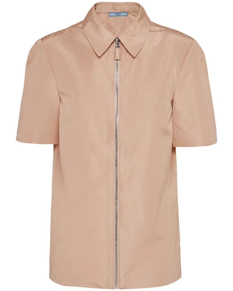 Prada Bluse mit Logo - Rosa Rosa