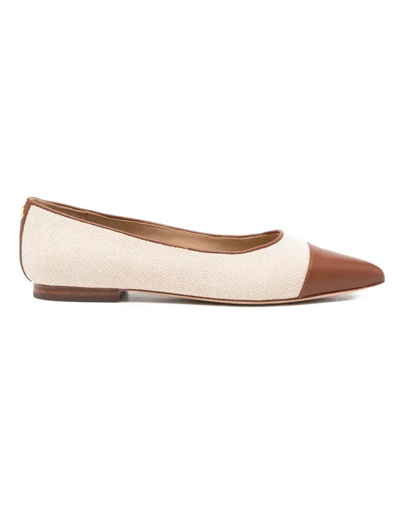 Ralph Lauren Londyn cap-toe ballet flats - Nude Nude