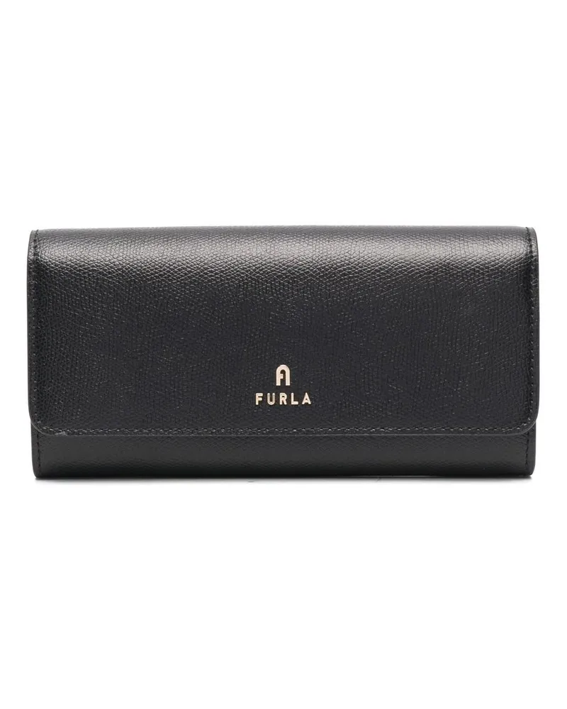 Furla Portemonnaie aus strukturiertem Leder - Schwarz Schwarz