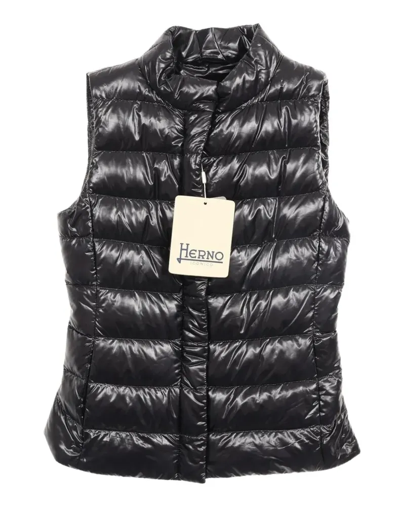 Herno 2020s Icon Giulia down gilet - Schwarz Schwarz
