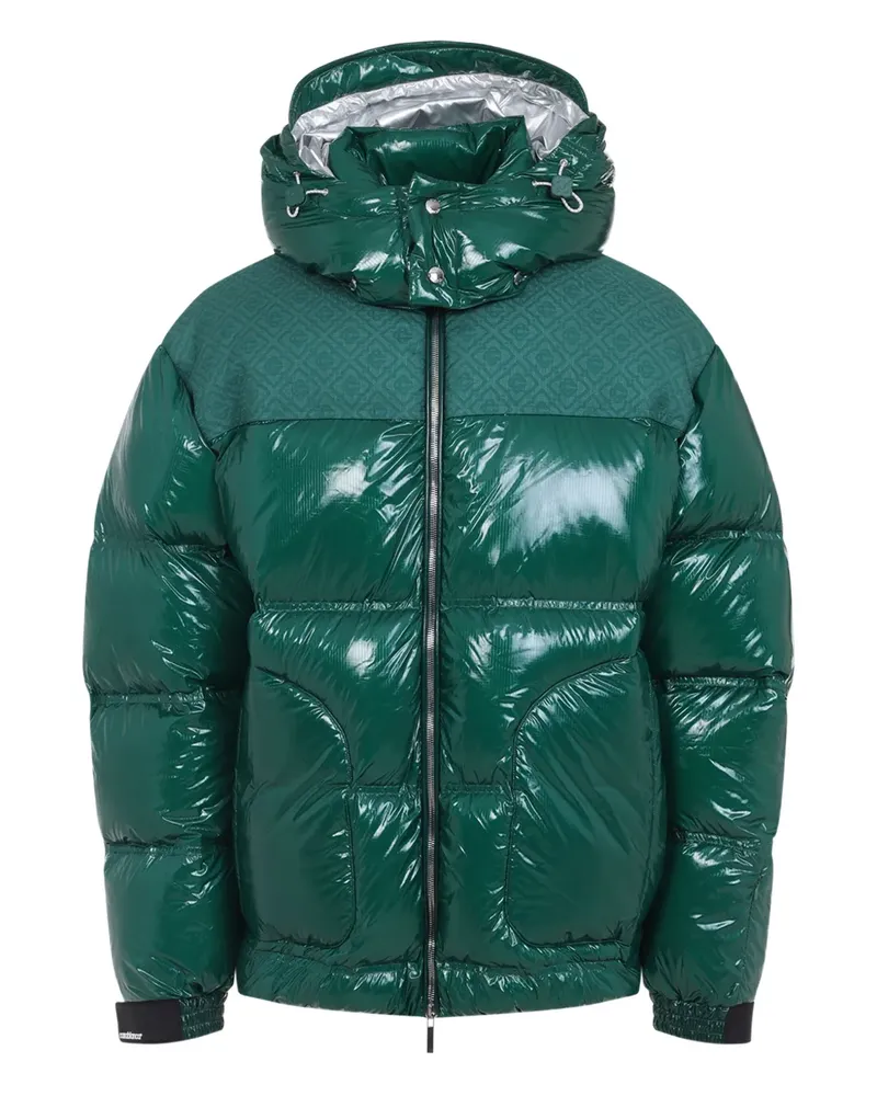 Casablanca Paris Steppjacke mit Hochglanz-Einsatz - Grün Grün