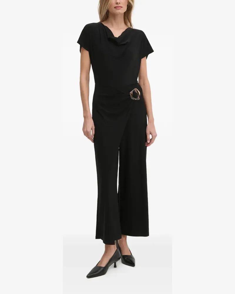 Joseph Ribkoff cowl buckle jumpsuit - Schwarz Schwarz