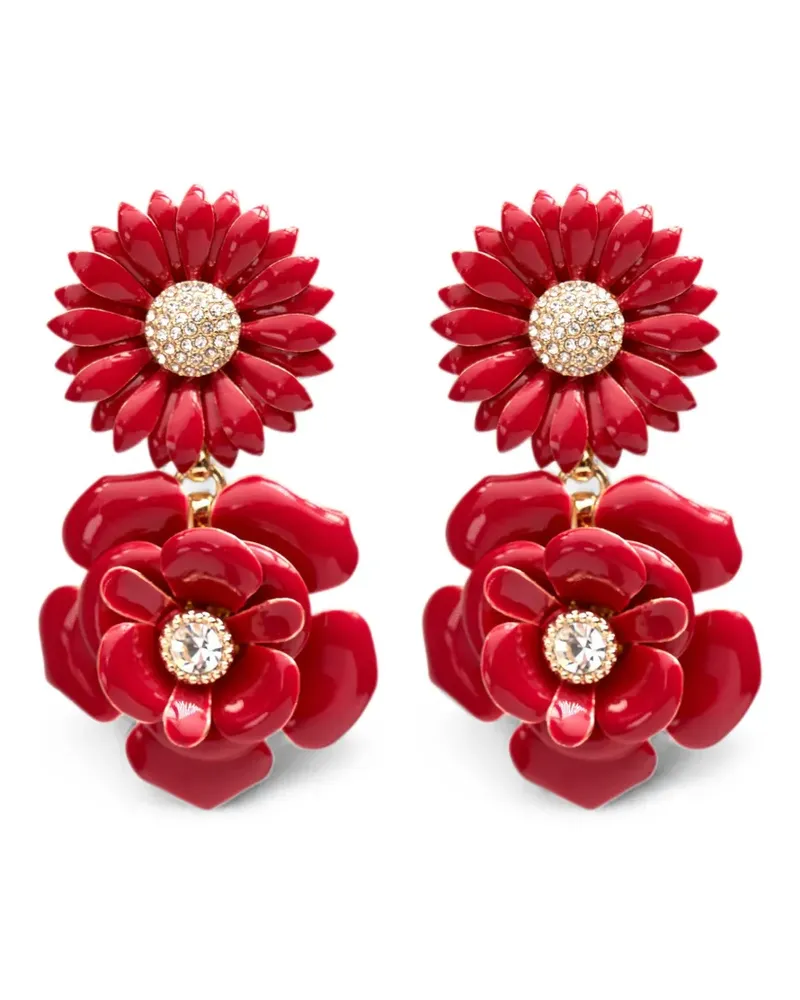 Carolina Herrera New York Ohrringe mit Blumendesign - Gold Gold