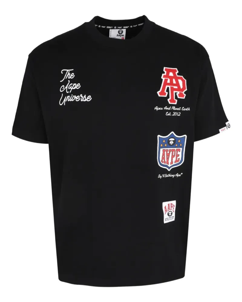 BAPE AAPE Fancy Main T-Shirt - Schwarz Schwarz