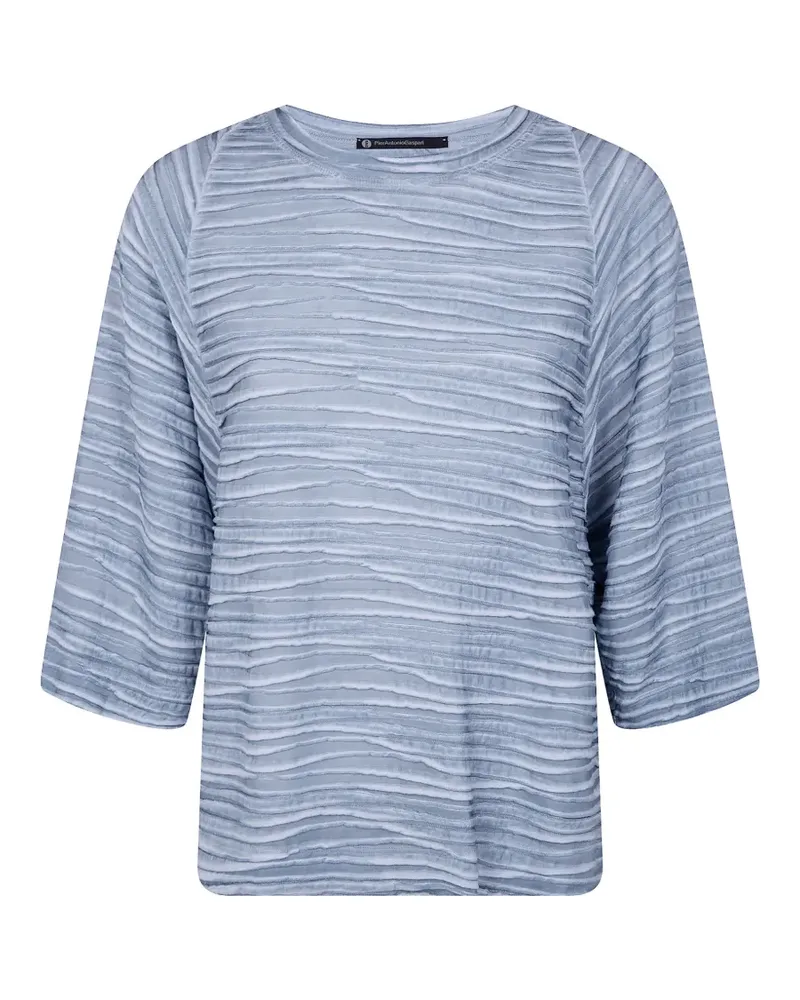 Pier Antonio Gaspari ruffled top - Blau Blau