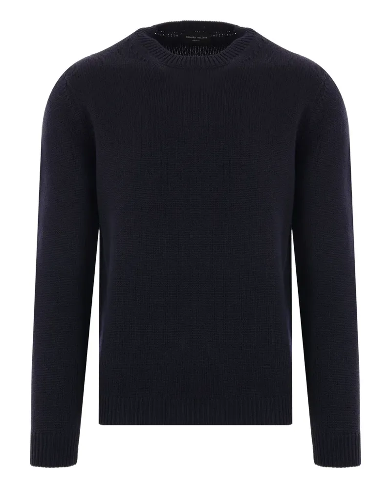 Roberto Collina Pullover aus Merinowolle - Blau Blau