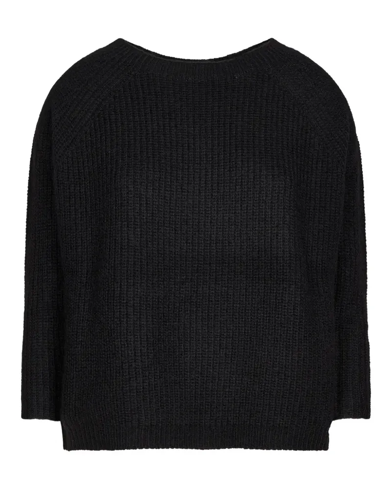 Max Mara Pullover mit Raglanärmeln - Schwarz Schwarz