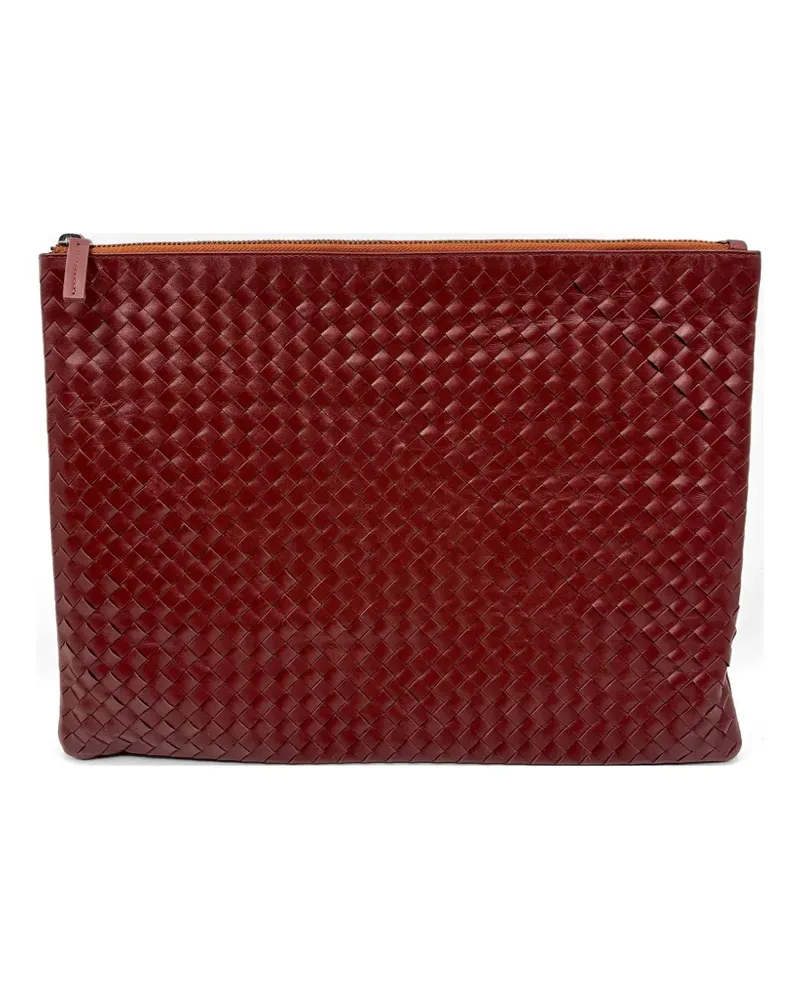 Dragon Diffusion woven-zip clutch bag - Rot Rot