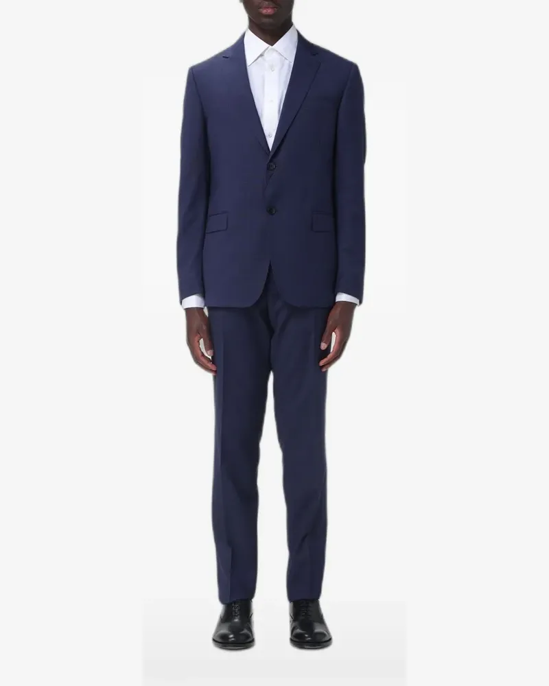 Ermenegildo Zegna single-breasted wool suit - Blau Blau