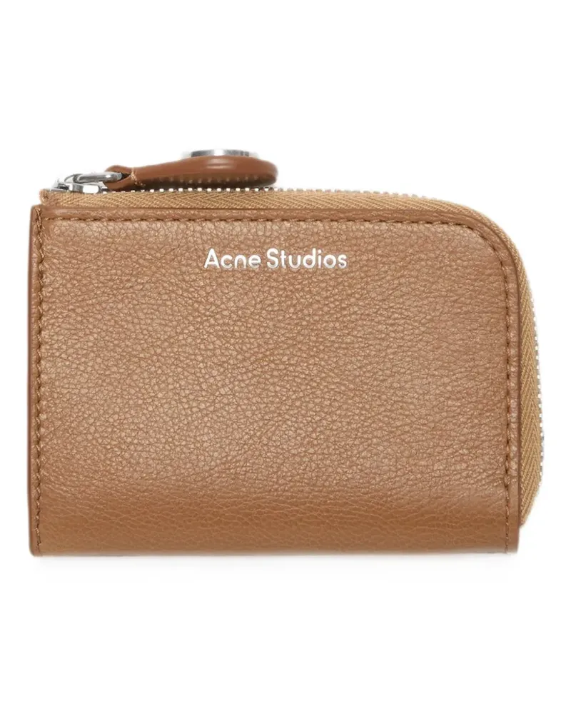 Acne Studios compact zip wallet - Nude Nude
