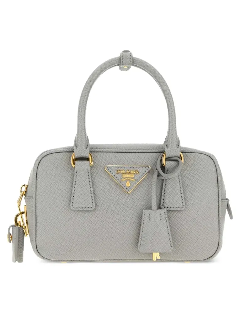 Prada top handle tote bag - Grau Grau