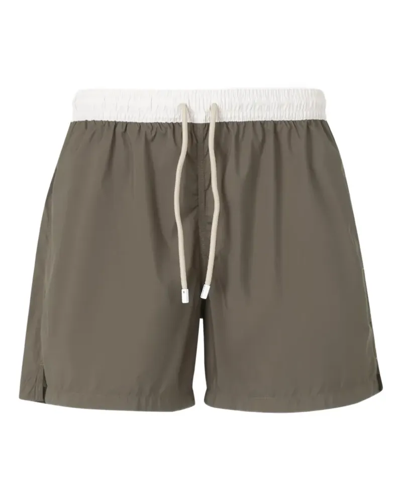 Fedeli Badeshorts mit Kontrastdetail - Grün Grün