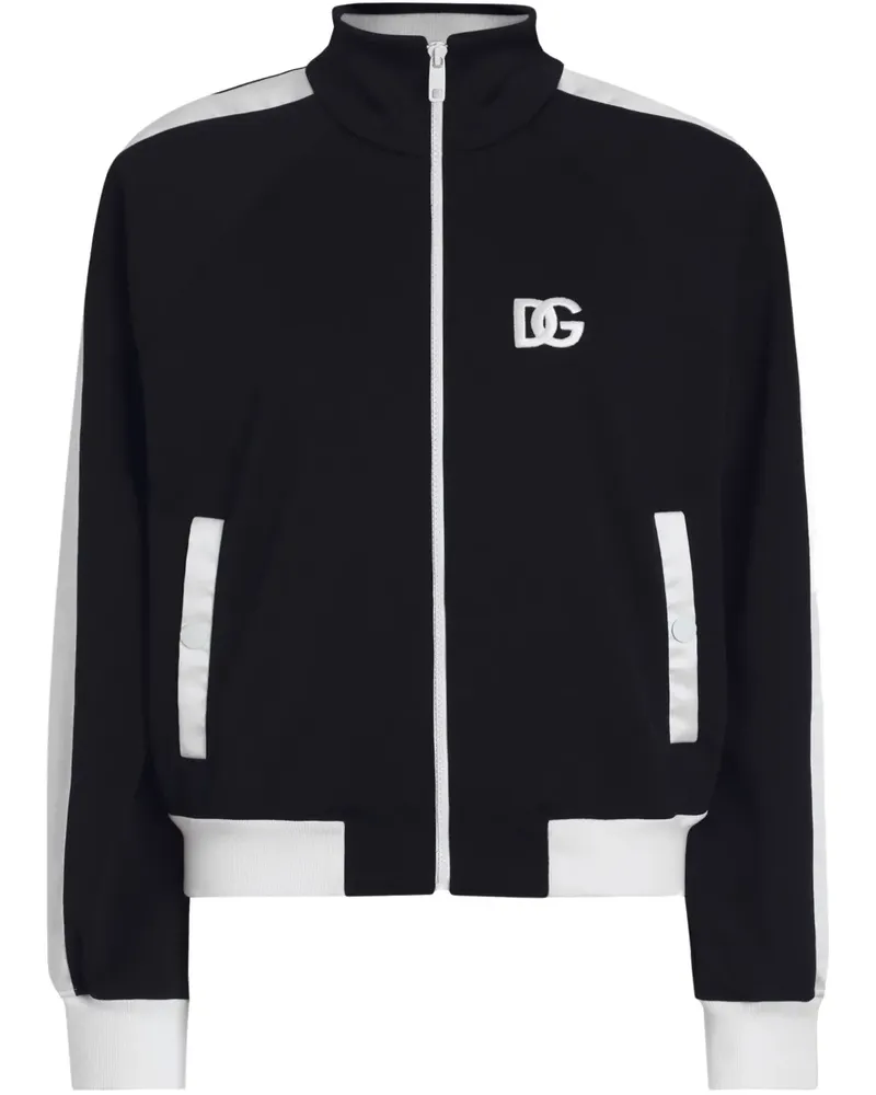 Dolce & Gabbana Sweatshirt mit Logo-Stickerei - Schwarz Schwarz