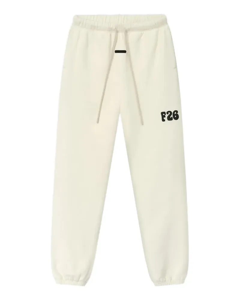 Fear of God Classic logo-print track pants - Nude Nude