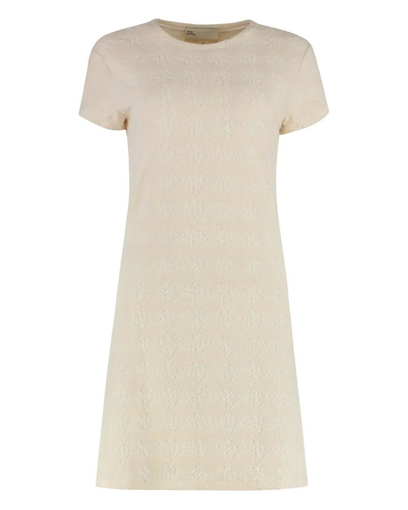 Tory Burch Kleid mit geometrischem Muster - Nude Nude