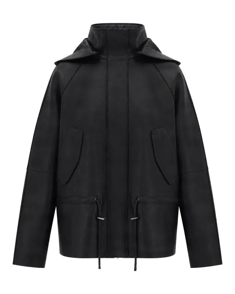 P.A.R.O.S.H. P.A.R.O H. drawstring hooded jacket - Braun Braun