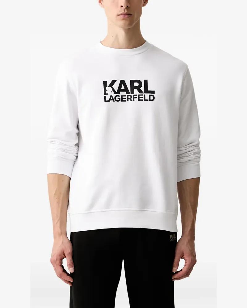 Karl Lagerfeld logo-print sweater - Weiß Weiß