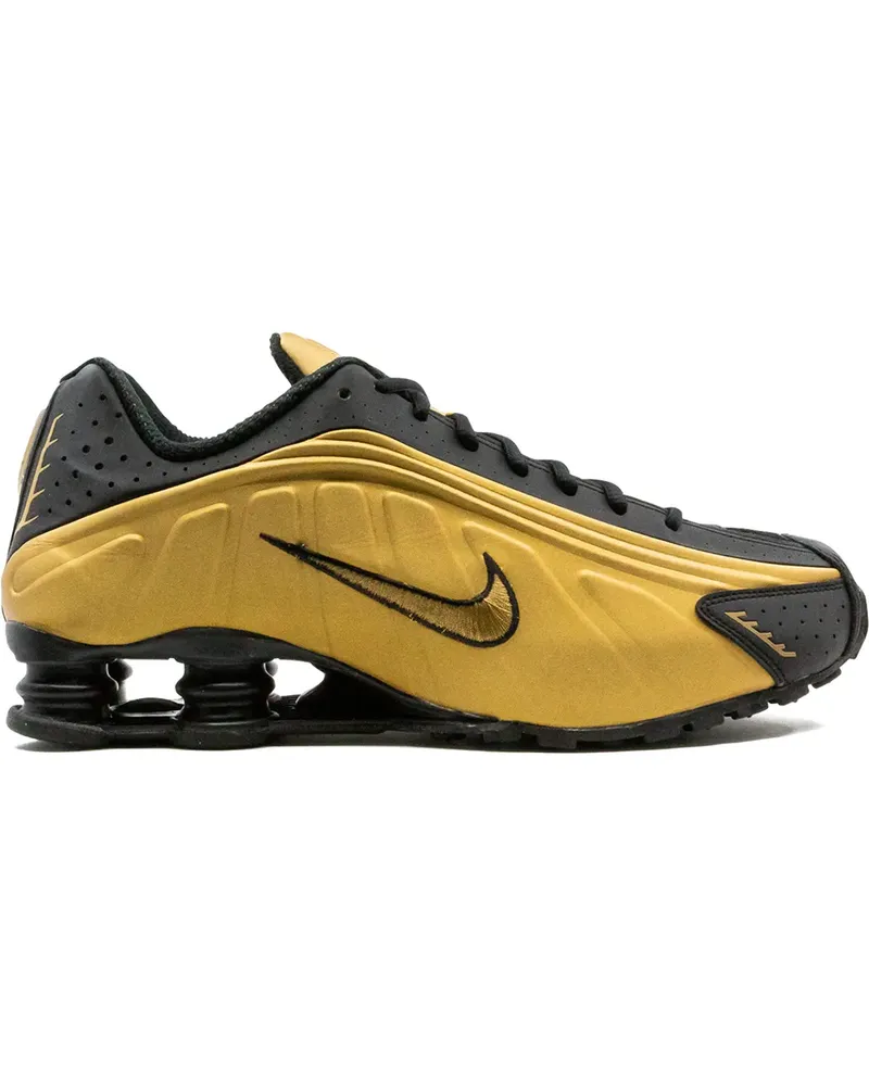Nike Shox R4 Sneakers - Gold Gold