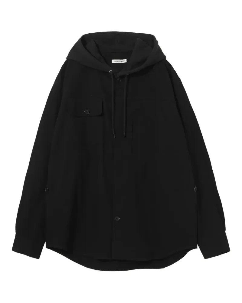 Undercover Sweatshirt mit Reißverschluss - Schwarz Schwarz