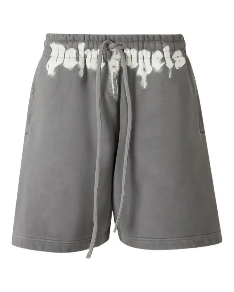 Palm Angels Shorts mit Kordelzug - Grau Grau