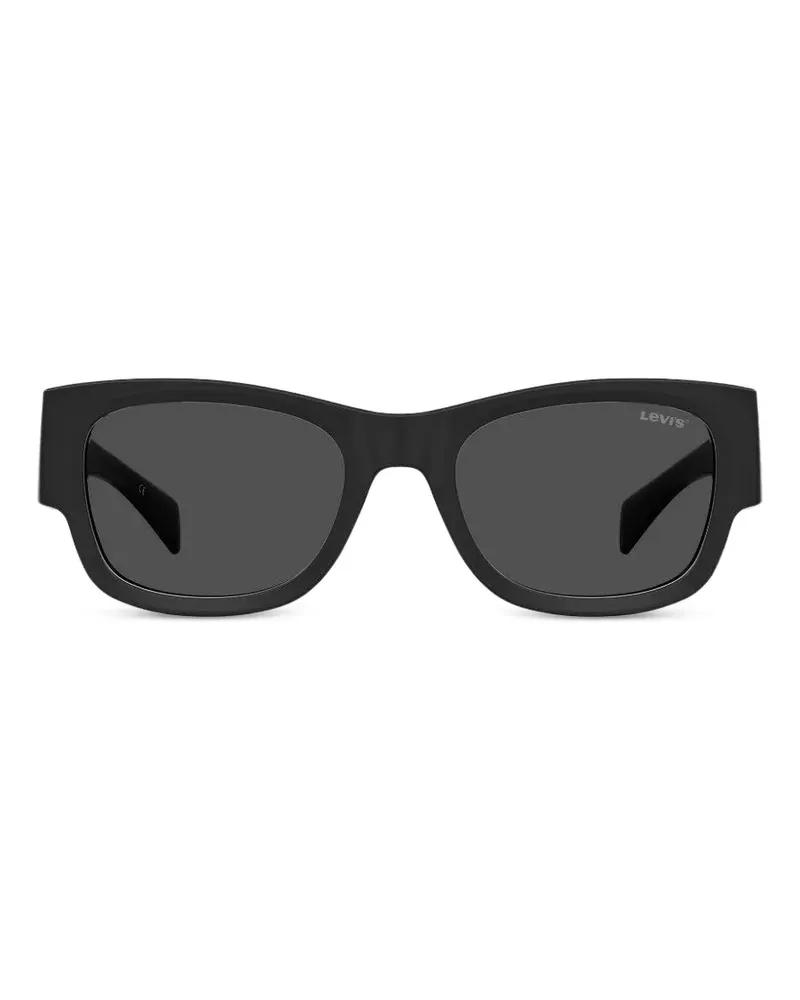 Levi's rectangle-frame sunglasses - Schwarz Schwarz
