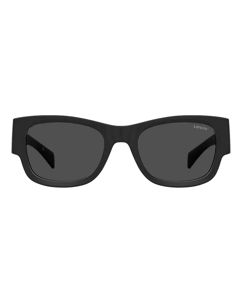 Levi's rectangle-frame sunglasses - Schwarz Schwarz