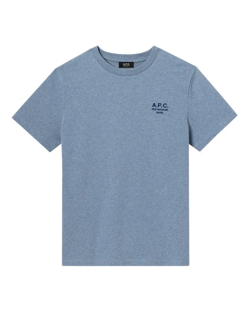 A.P.C. Rue Madame T-Shirt - Blau Blau