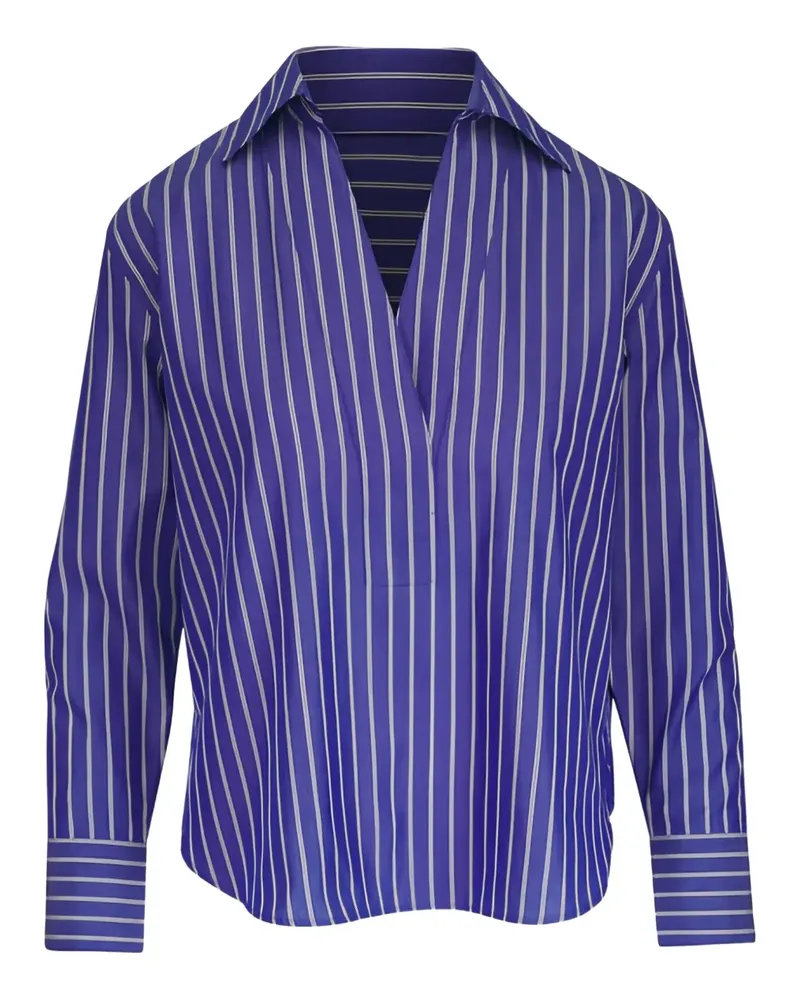 Vince Gestreiftes Hemd - Blau Blau