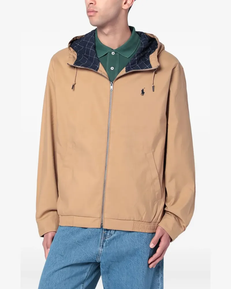 Ralph Lauren Kapuzenjacke aus Twill - Nude Nude