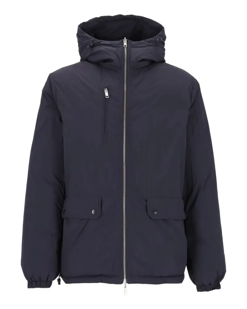 Mauro Grifoni hooded puffer coat - Blau Blau
