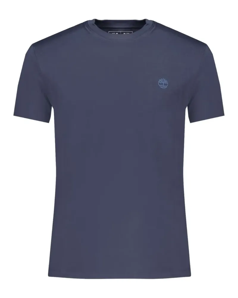 Timberland logo-embroidered cotton T-shirt - Blau Blau