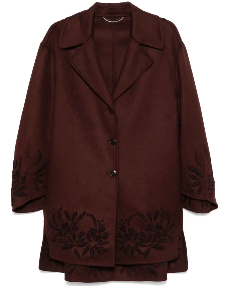 Ermanno Scervino Mantel mit Stickerei - Rot Rot