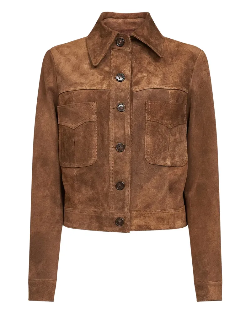 Blanca button flap pocket coat - Braun Braun