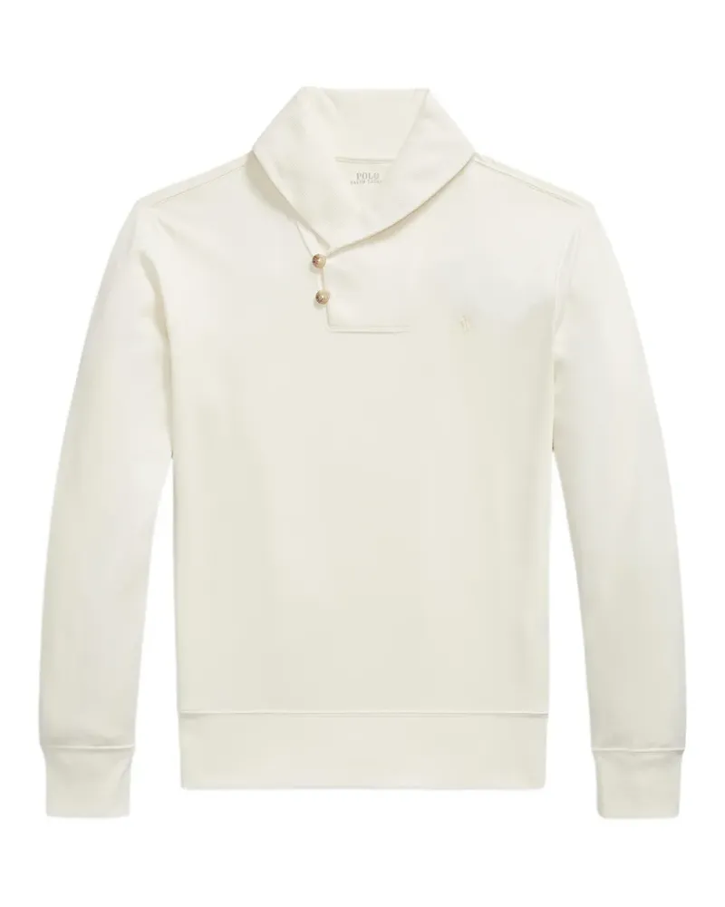 Ralph Lauren luxury jersey shawl-collar pullover - Weiß Weiß