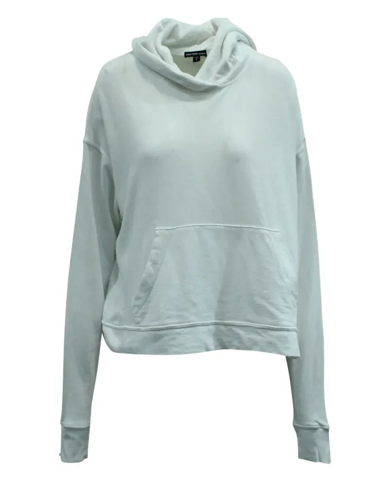 James Perse Hoodie aus Frottee - Weiß Weiß