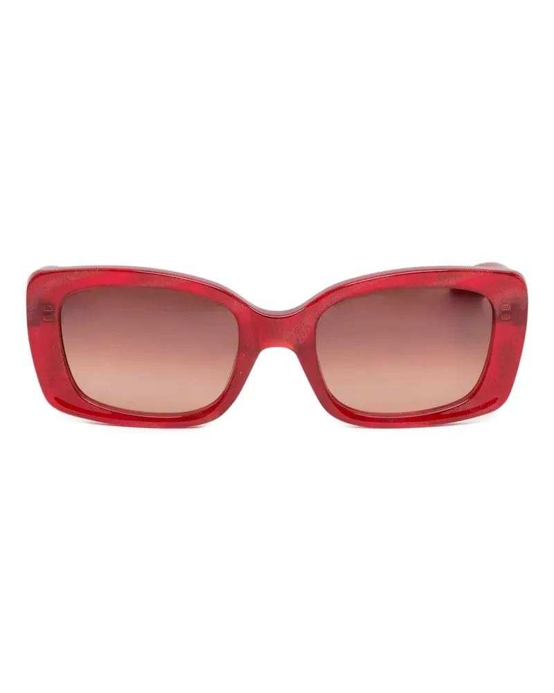 FLATLIST Eazy Sonnenbrille mit eckigem Gestell - Rot Rot