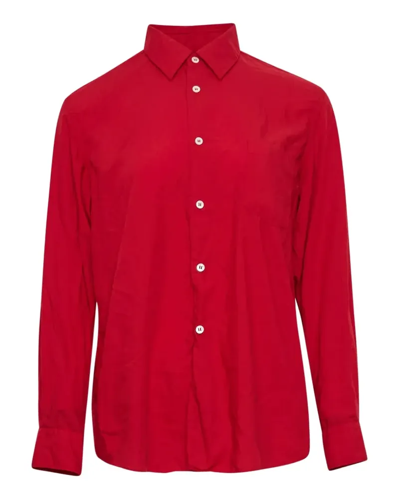Comme des Garçons long-sleeve button-down shirt - Rot Rot
