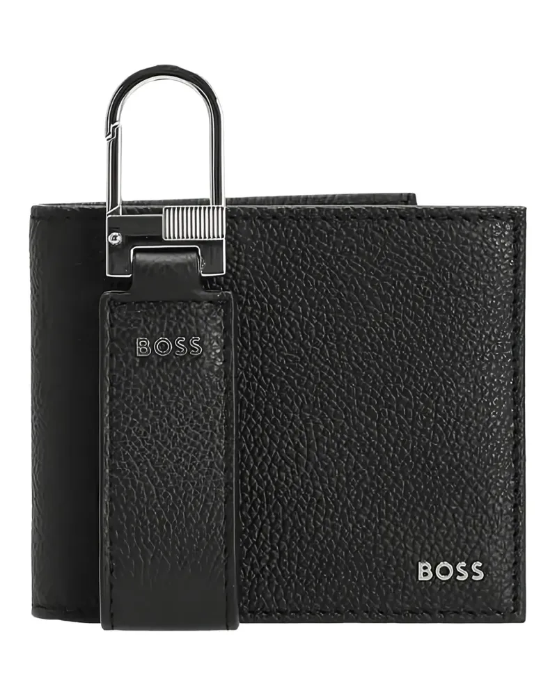 HUGO BOSS Set aus Portemonnaie und Schlüsselanhänger - Schwarz Schwarz