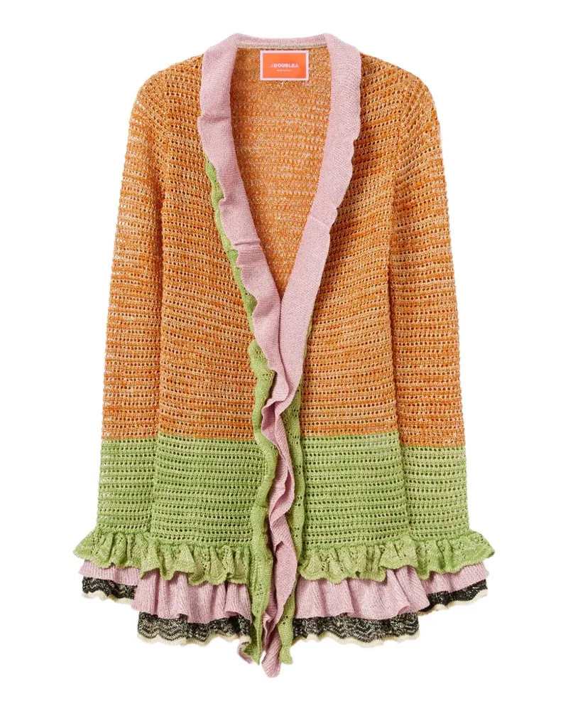 La DoubleJ Eight Counts Cardigan - Orange Orange