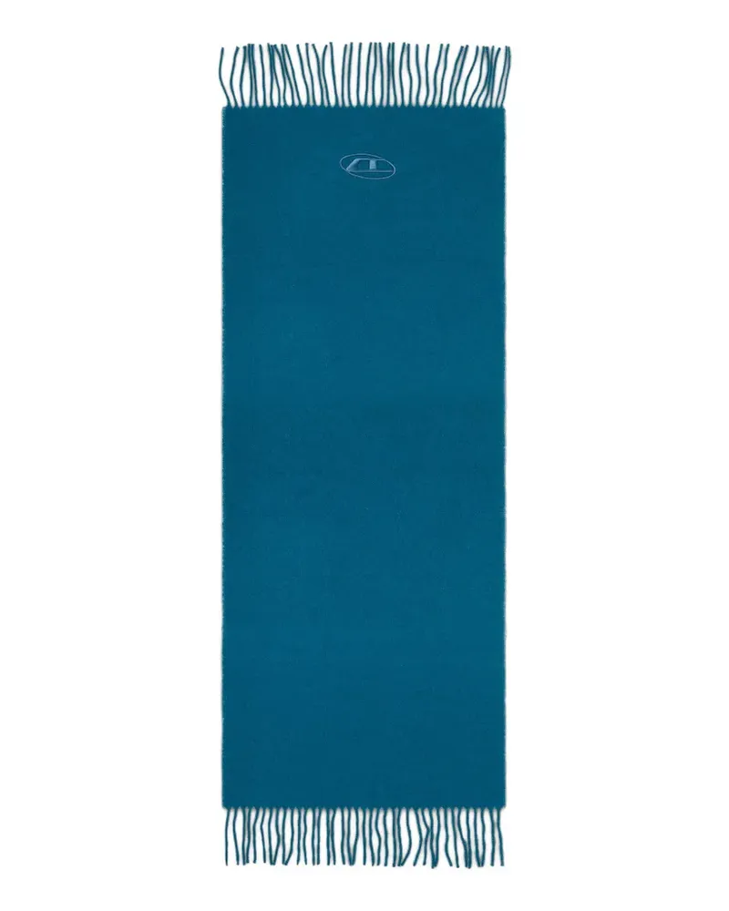 Diesel Oval D jacquard scarf - Blau Blau