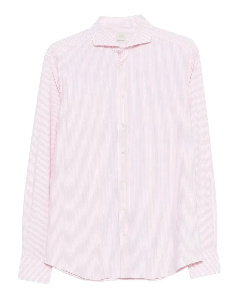 Traiano Milano Gestreiftes Hemd - Rosa Rosa